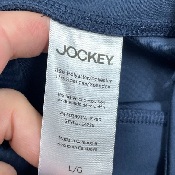 Jockey Studio Flare Pants L Neo Navy 31" Inseam NWT 6558 - Picture 4 of 9